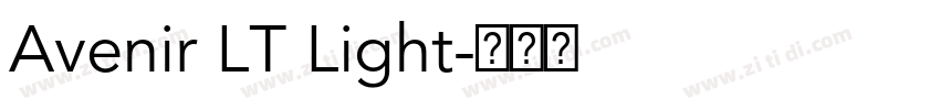Avenir LT Light字体转换 Avenir LT Light字体转换